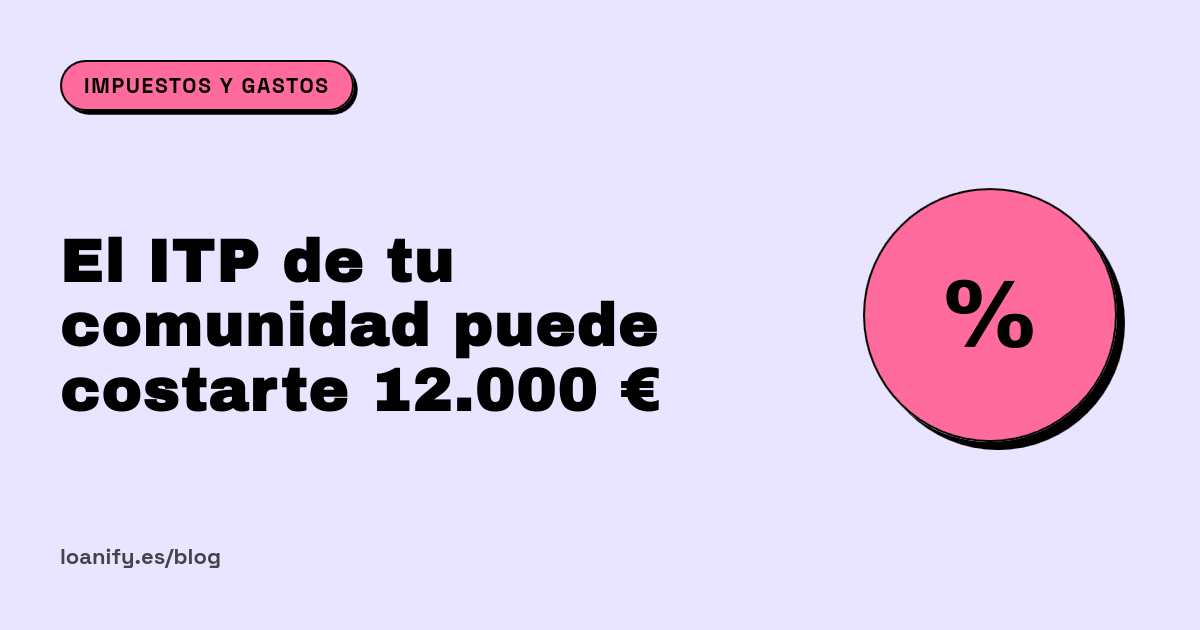 Gastos de comprar vivienda 2026 por comunidad: ITP, IVA, AJD
